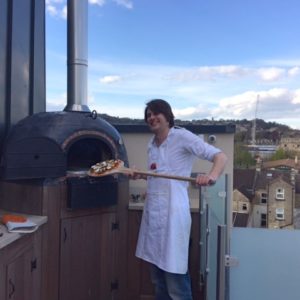 roof terrace oven, pizza oven, Four Grand-Mere pizza oven, Bath, Somerset