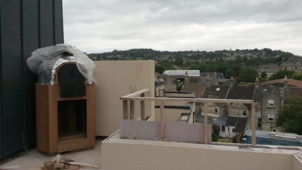 roof terrace, pizza oven, Bath, wood-fired oven,four grand-mere, F700C+,