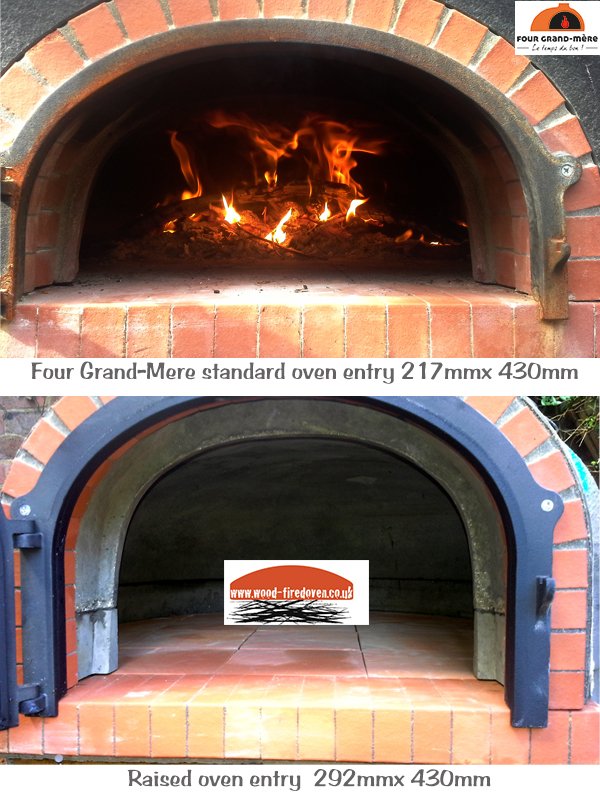 four grand-mere wood-fired oven dome height