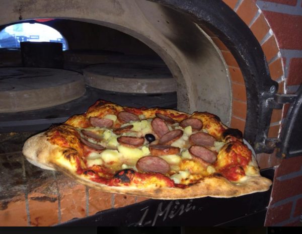 pizza oven with two entry arches, pizza oven, wood-fired oven, two doors, four grand-mere, 