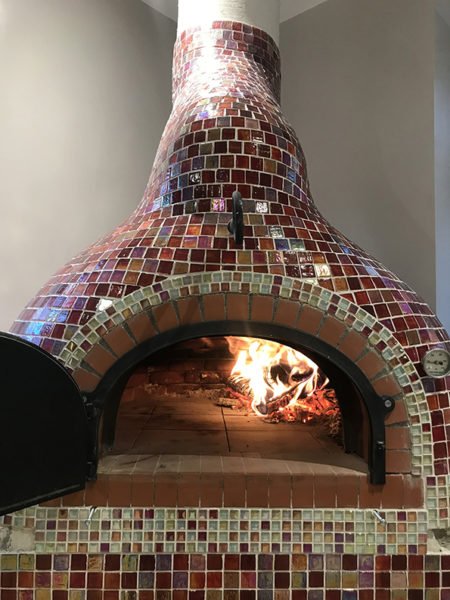mosaic pizza oven, wood-fired oven, wood burning oven, Four grand-mere, F700, brick oven