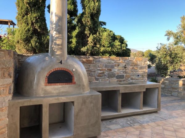brick oven Paros, wood-fired oven, Four Grand-mere, F950, brick oven, Gourmet oven, outdoor kitchen,