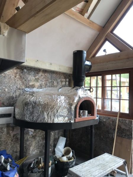 west lexham manor, wood-fired oven, four grand-mere, FT1500 brick oven, Norfolk, brick oven, holistic retreat,