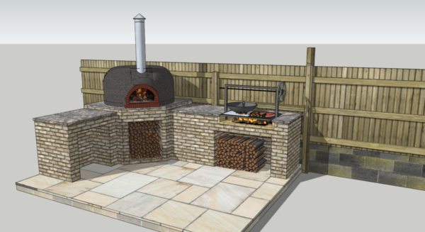 Mumbles dream pizza oven, Solus grill UK, wood fired oven, pizza oven, Mumbles, Swansea, Four Grand-Mere,